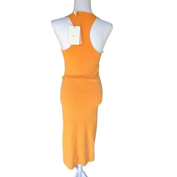 ALC Women's Bodycon Marc Dress Racerback Sleeveless Orange Medium NEW With Tags - Picture 6 of 12